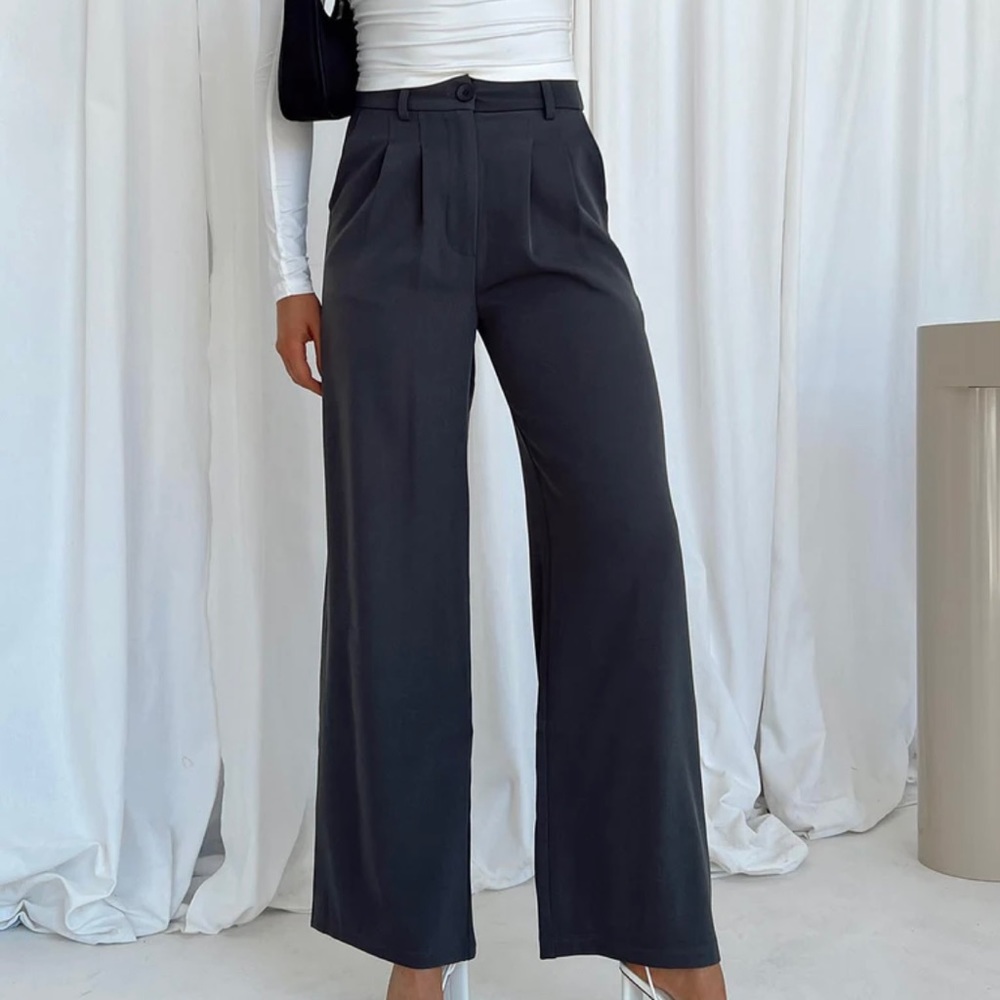 Princess Polly Archer pants 0 in slate